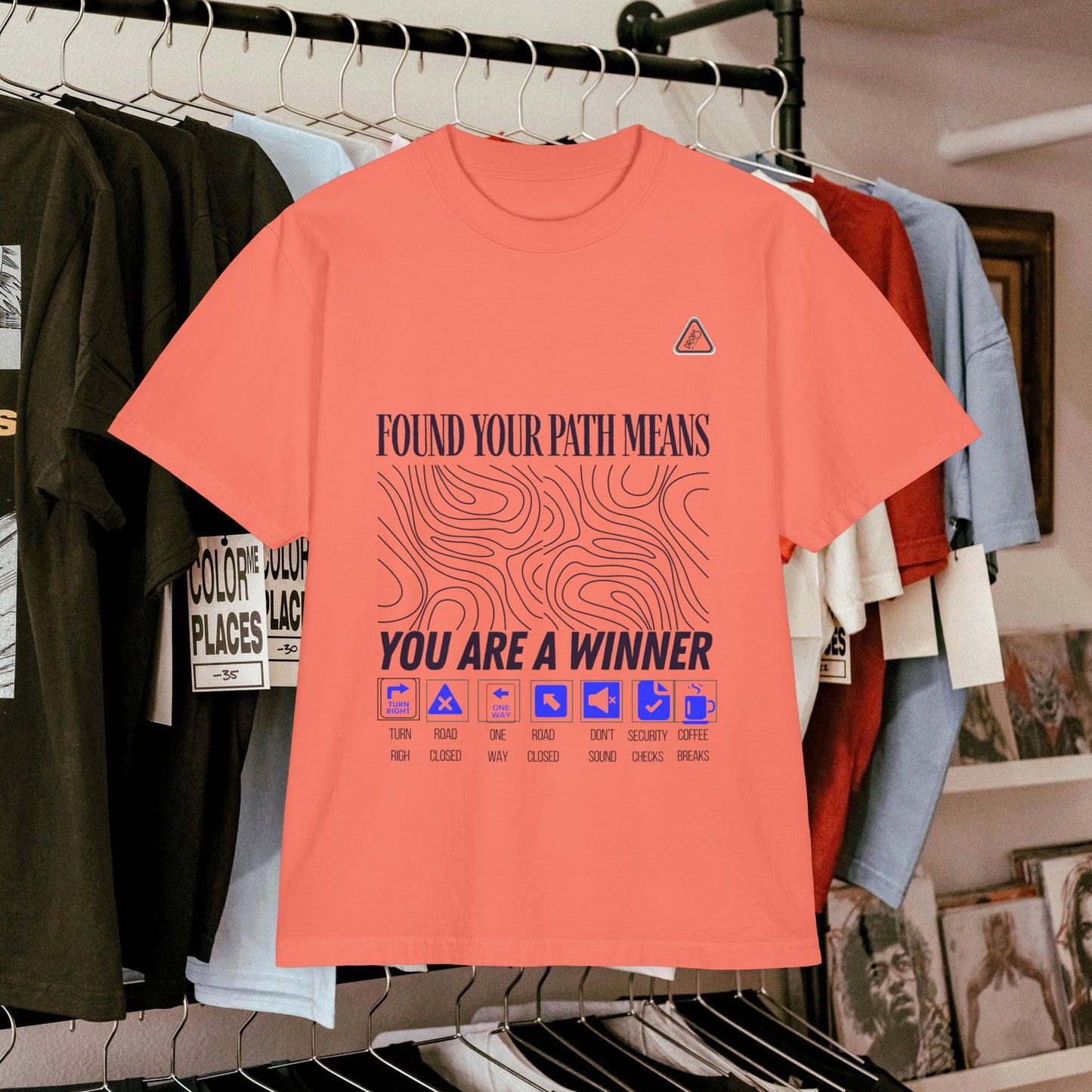 Unisex Garment-Dyed T-shirt_ N3+ Series USGDTS PT2WW005_ Comfort Colors 1717_ Limited Edition Fusion of Style by WesternWaves: