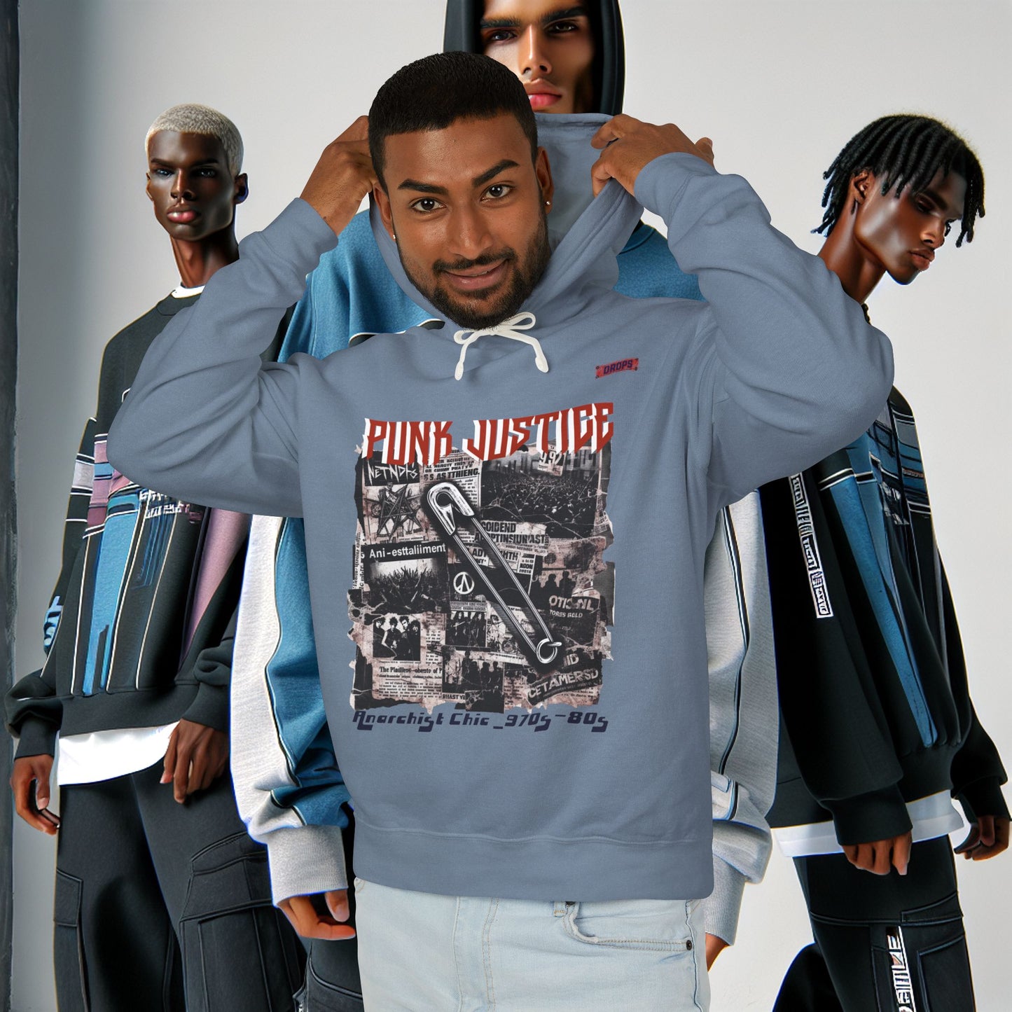 Punk Justice Unisex Lightweight Hoodie_ 01 Sep 2025_ Retro Punk Sweatshirt, 80s Inspired Hooded Sweatshirt, Streetwear Fashion Hoodie, Casual [...]