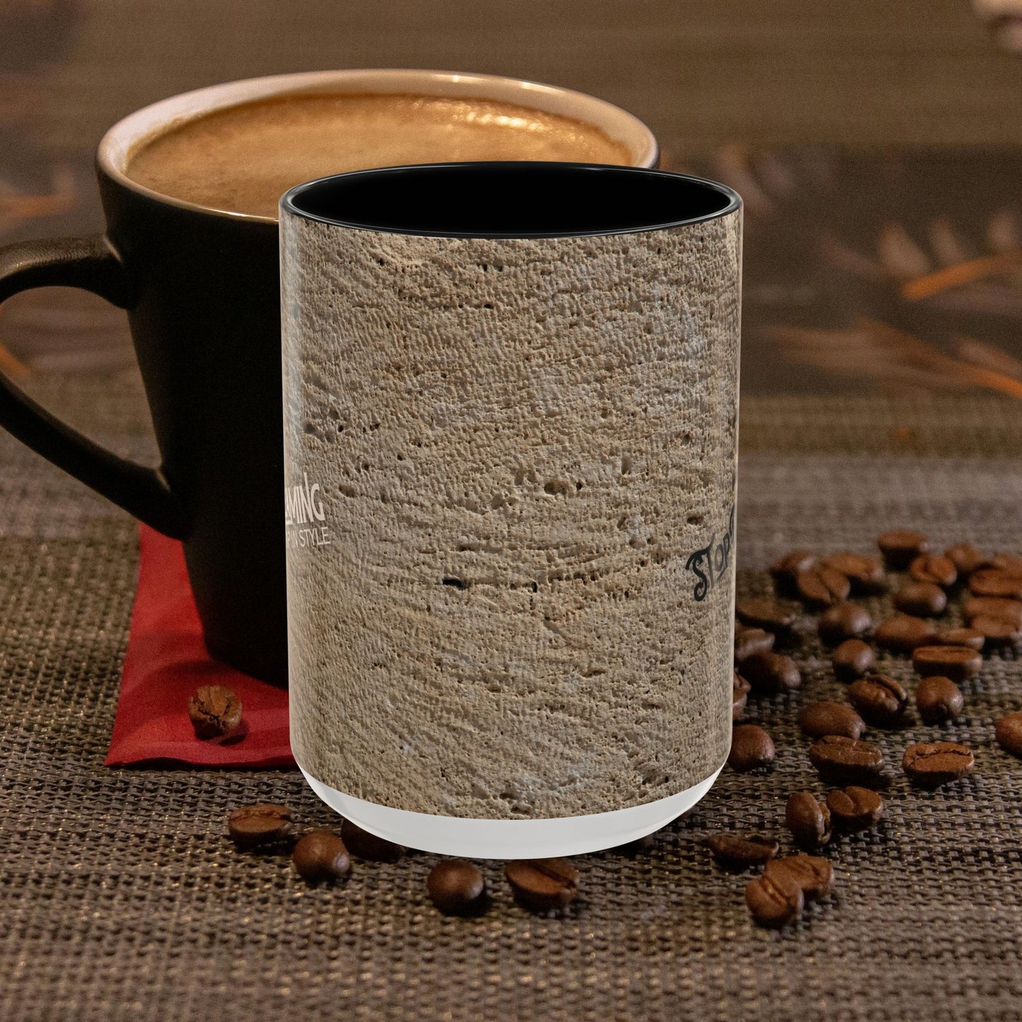 Accent Coffee Mug 11, 15oz_ N2 Series SPW ACM11OZ PT2WW013_ Limited Edition Perfect Blend of Style by WesternWaves: