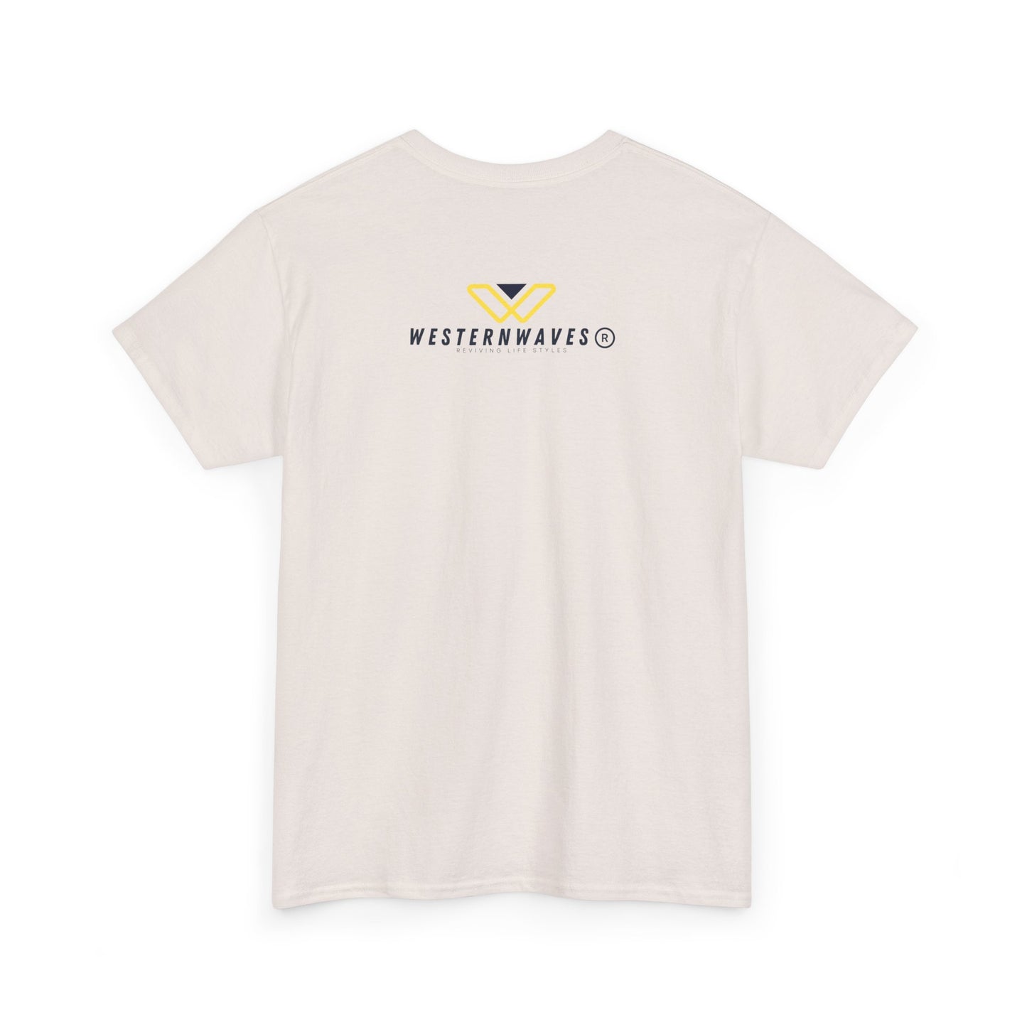 Unisex Heavy Cotton Tee_ Crafted from premium 100% cotton_ N2 Series SPW UHCT PT2WW004_ Limited Edition Epitome of Comfort & Durability by WesternWaves: