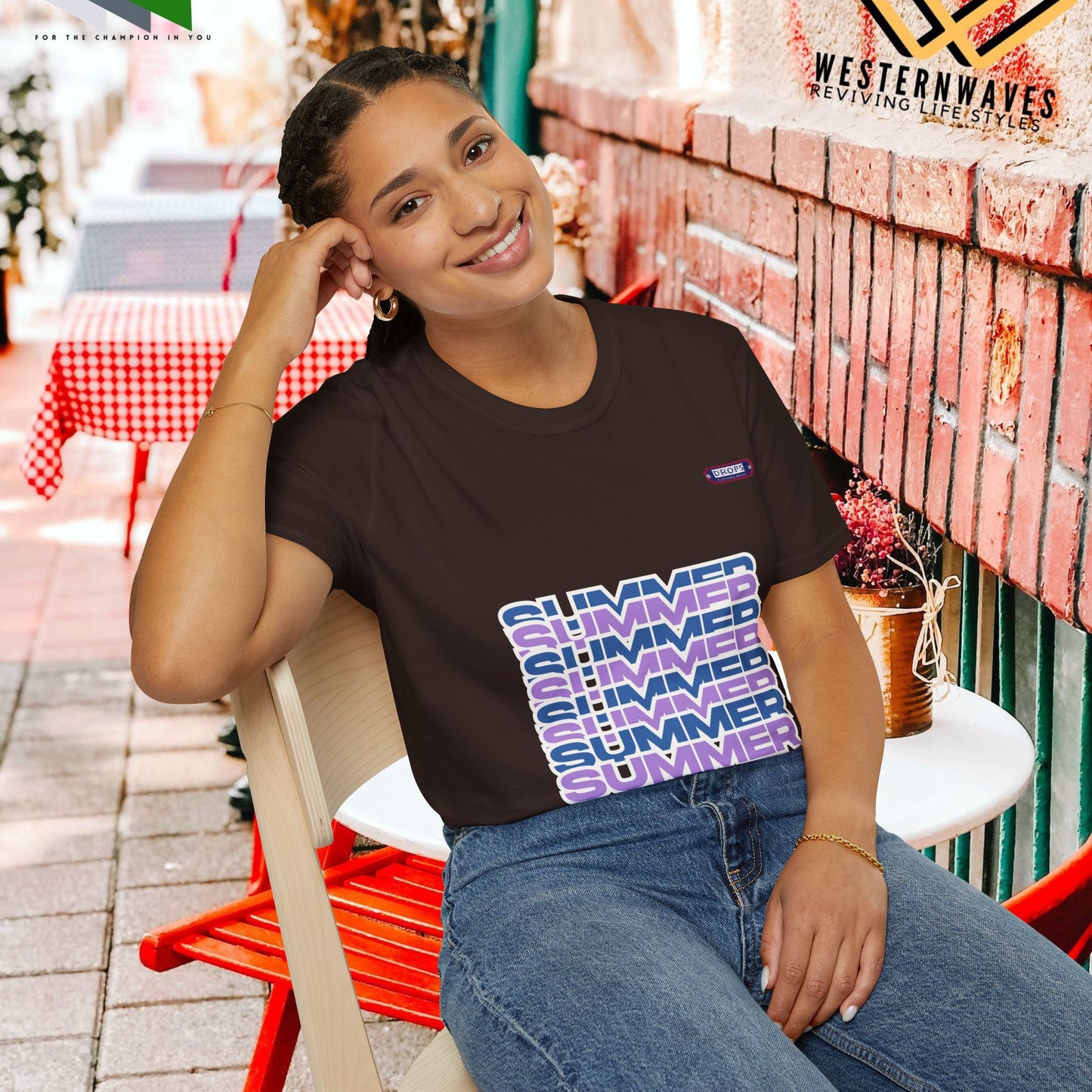 Unisex Softstyle T-Shirt_ N2* Series SPW USSTS FT2WW010_ Redefine Relaxation Limited Edition by WesternWaves: