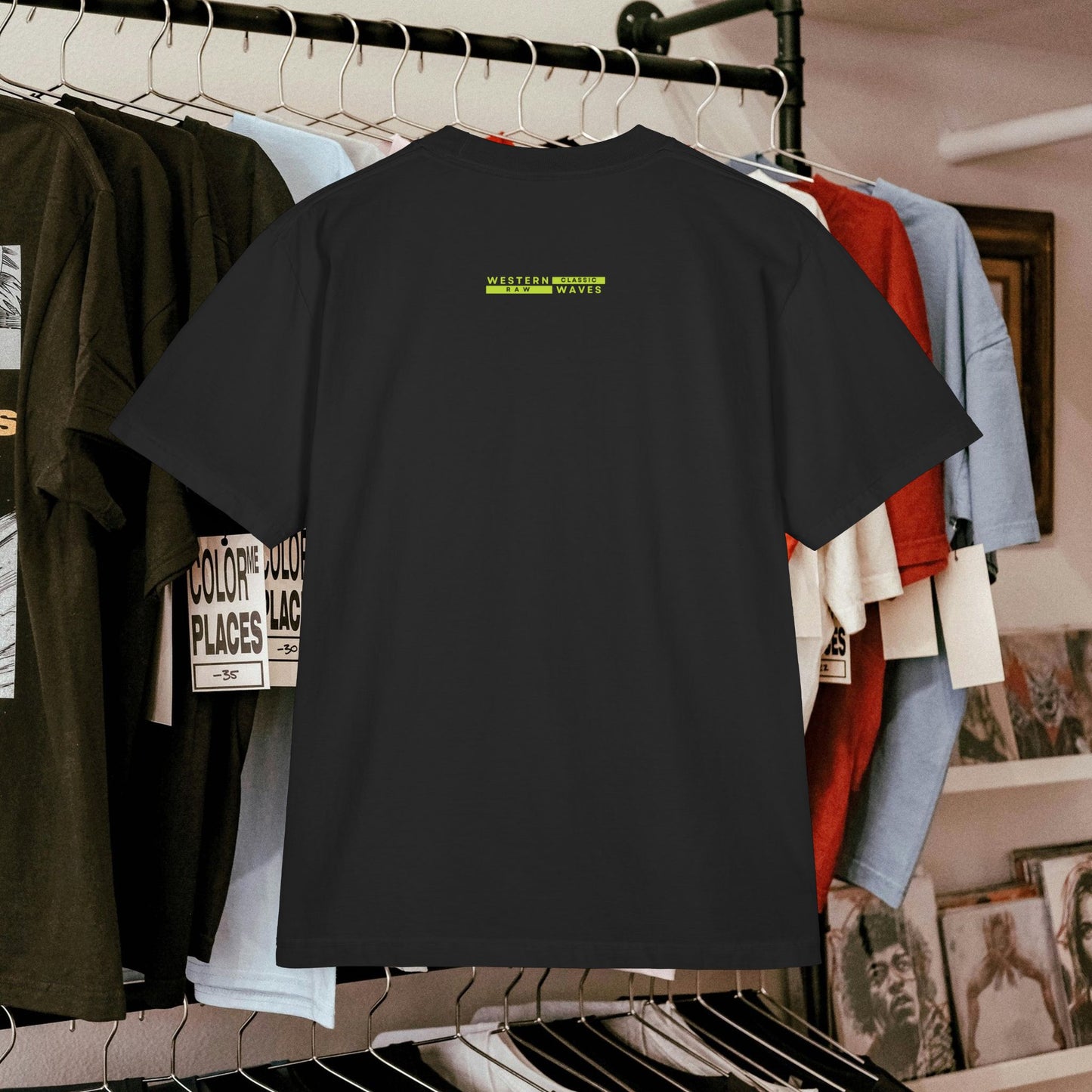 Unisex Garment-Dyed T-shirt_ N3+ Series USGDTS PT2WW005_ Comfort Colors 1717_ Limited Edition Fusion of Style by WesternWaves: