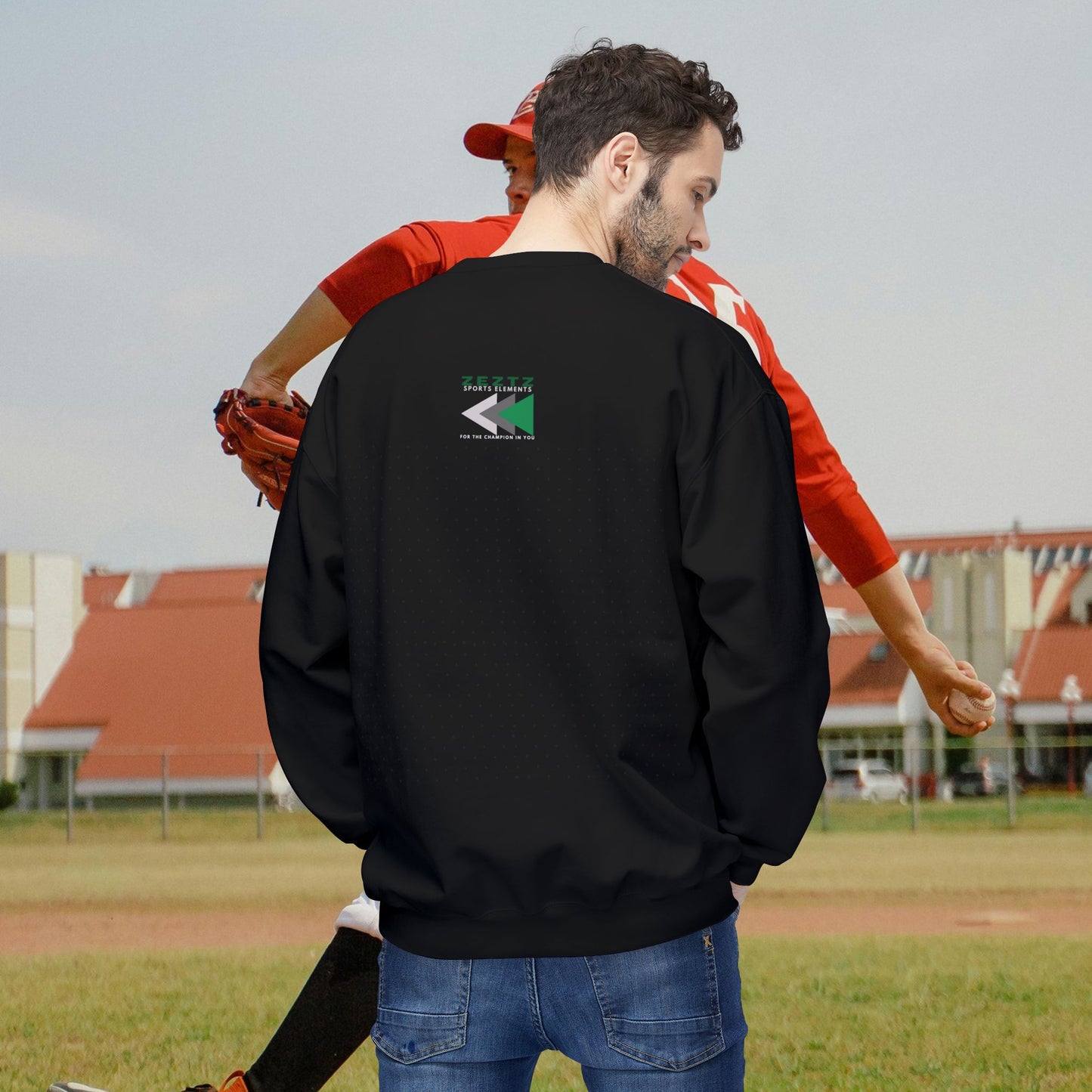 Unisex Midweight Softstyle Fleece Crewneck Sweatshirt_ N2 Series USMWSSFCNSS PT2WW001_ ‘ZeztZ’ Brand Limited Edition Statement of Style & Sustainability by WesternWaves:
