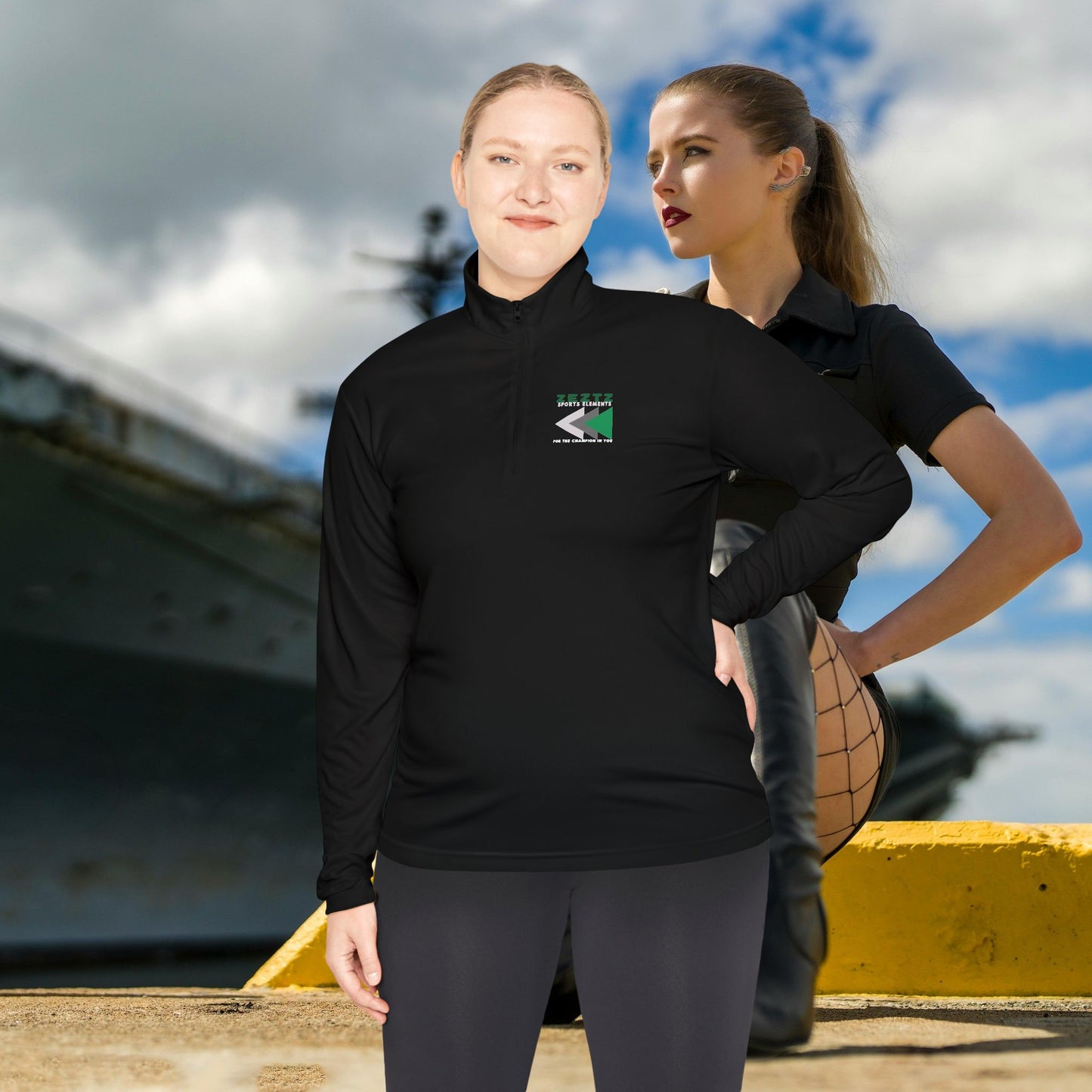 Unisex Quarter-Zip Pullover_ N5+ Series USQZPULL PT2WW001_ Limited Edition by WesternWaves: