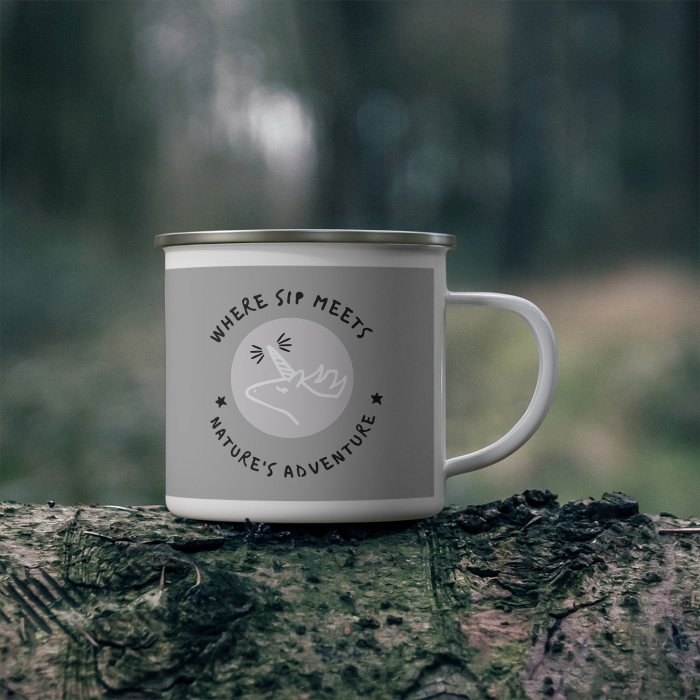 Enamel Camping Mug_ NSeries SPW ECMG PT2WW003_ Limited Edition of WesternWawes