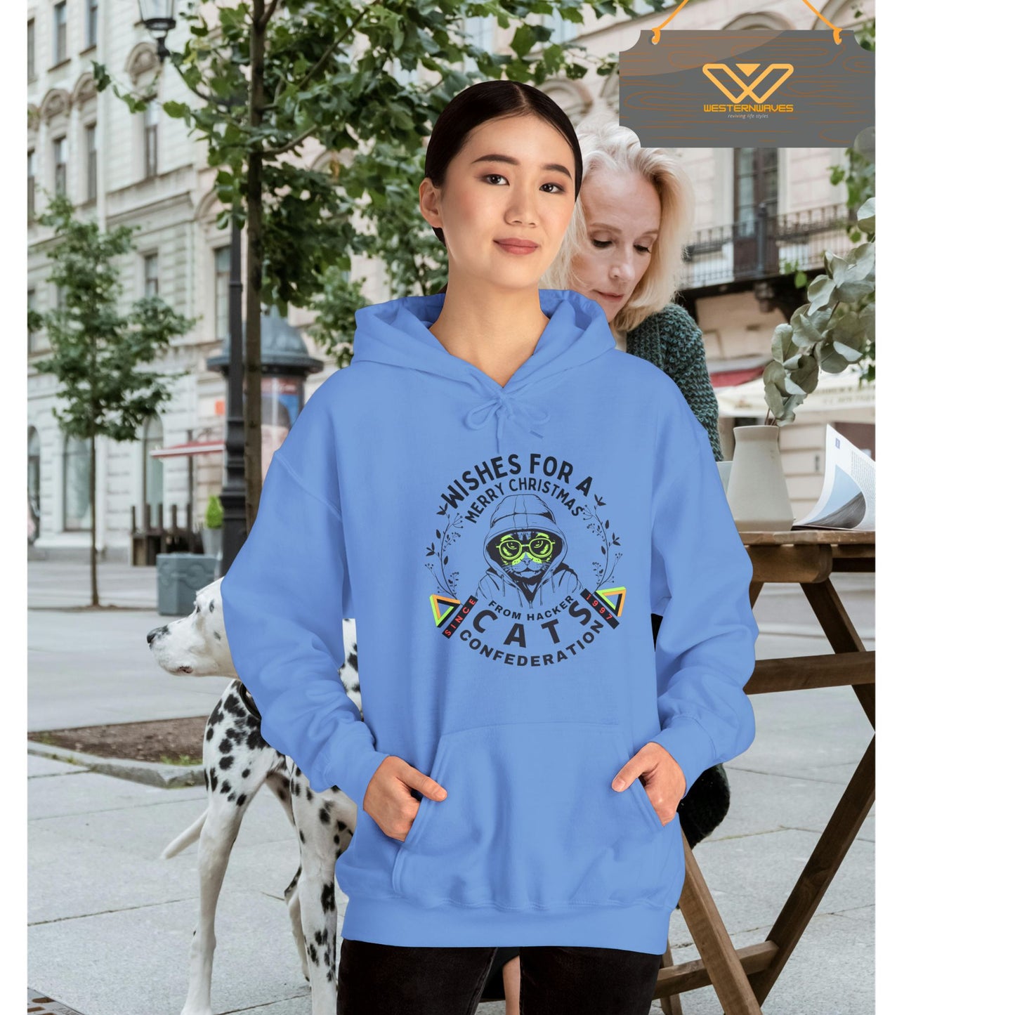 Unisex Heavy Blend™ Hooded Sweatshirt_ N2 Series SPW USHBHSS PT2WW001_ 2024 X’Mas Limited Edition by WesternWaves: