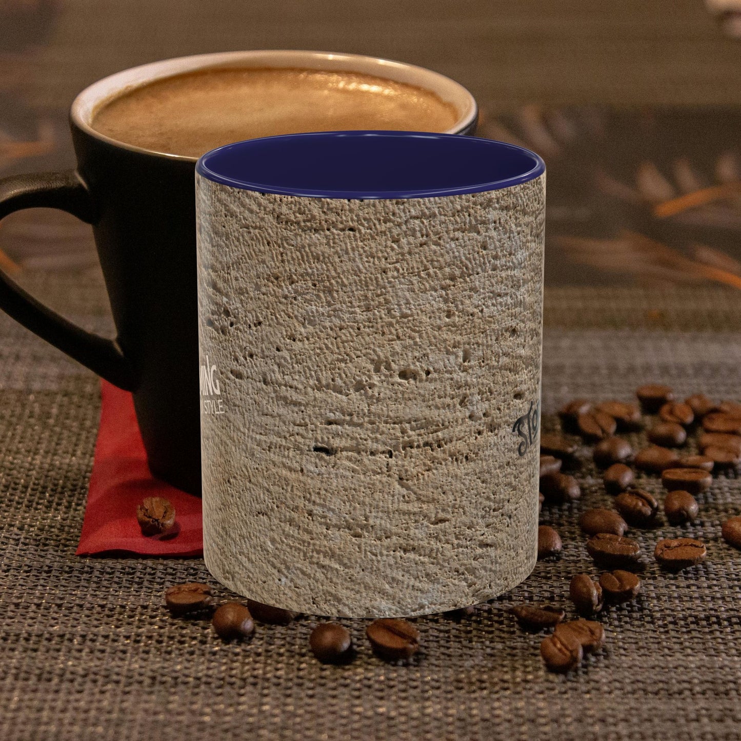 Accent Coffee Mug 11, 15oz_ N2 Series SPW ACM11OZ PT2WW013_ Limited Edition Perfect Blend of Style by WesternWaves: