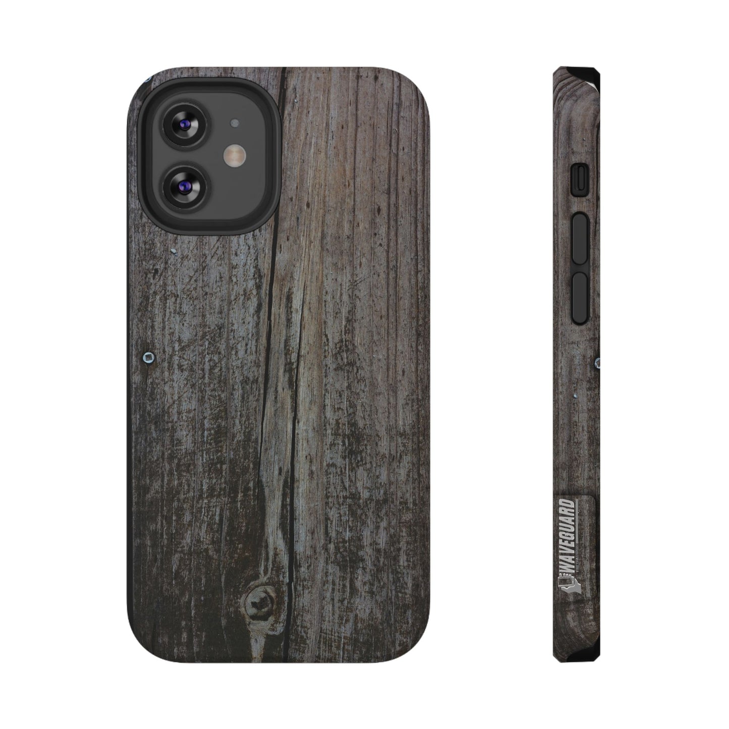 Impact-Resistant Tough Cases_ iPhone Case_ Series N8+ TCPCASE PT2WW006_ Limited Edition  Wooden Grain Phone Case for iPhones by WesternWaves: