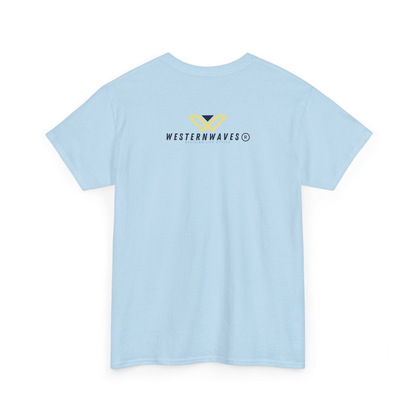 Unisex Heavy Cotton Tee_ Crafted from premium 100% cotton_ N2 Series SPW UHCT PT2WW004_ Limited Edition Epitome of Comfort & Durability by WesternWaves: