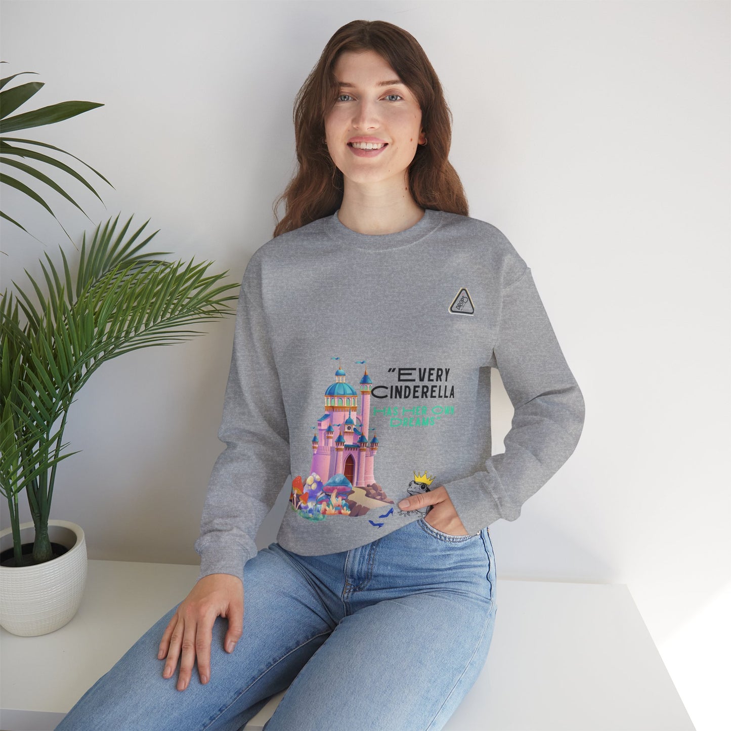 Unisex Heavy Blend™ Crewneck Sweatshirt_ N2 Series UHBCSS PT2WW007_ Limited Edition Pure Luxury  By WesternWaves:
