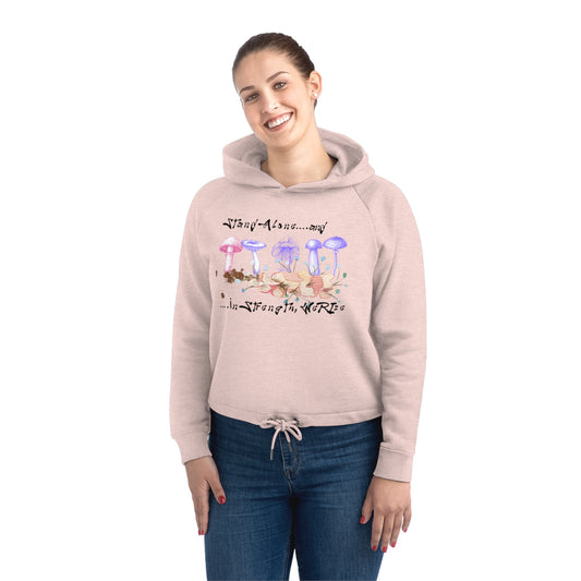 Women's Bower Cropped Hoodie Sweatshirt – N2+ Series WBCHESS PT2WW001_ Limited Edition Comfort & Sustainability by WesternWaves: