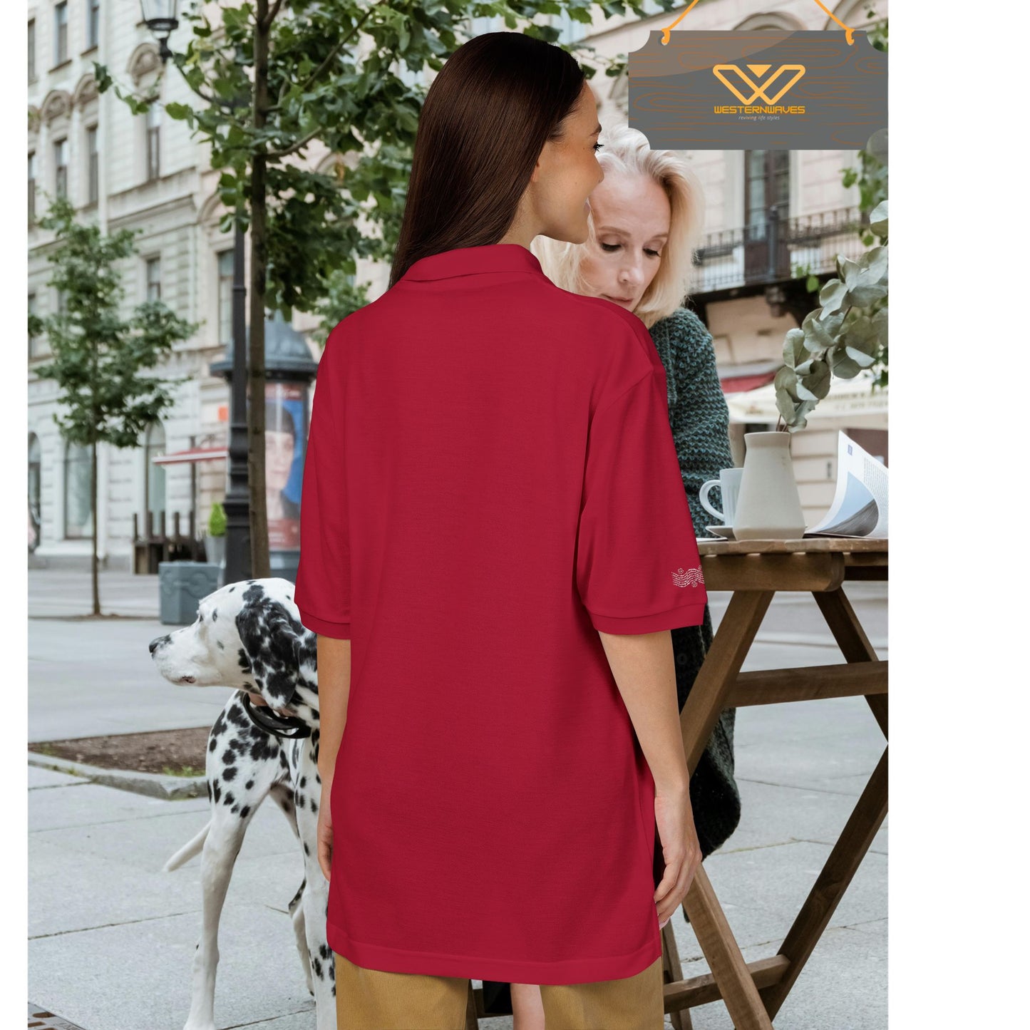 Unisex Polo Shirt_ Series N8+ USPOLOS PT2WW001_  LYVIDA 001_ Limited Edition Casual Fashion by WesternWaves: