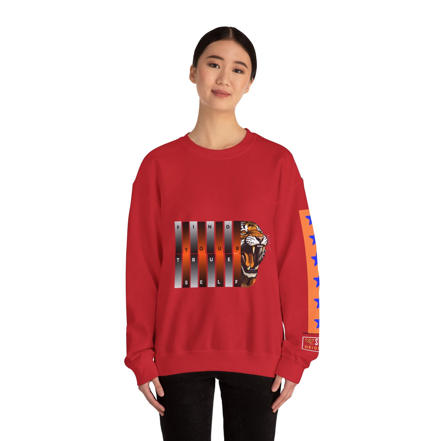 Unisex Heavy Blend™ Crewneck Sweatshirt_ N2 Series SPW UHBCSS PT2WW011_ Limited Edition Pure Luxury  By WesternWaves: