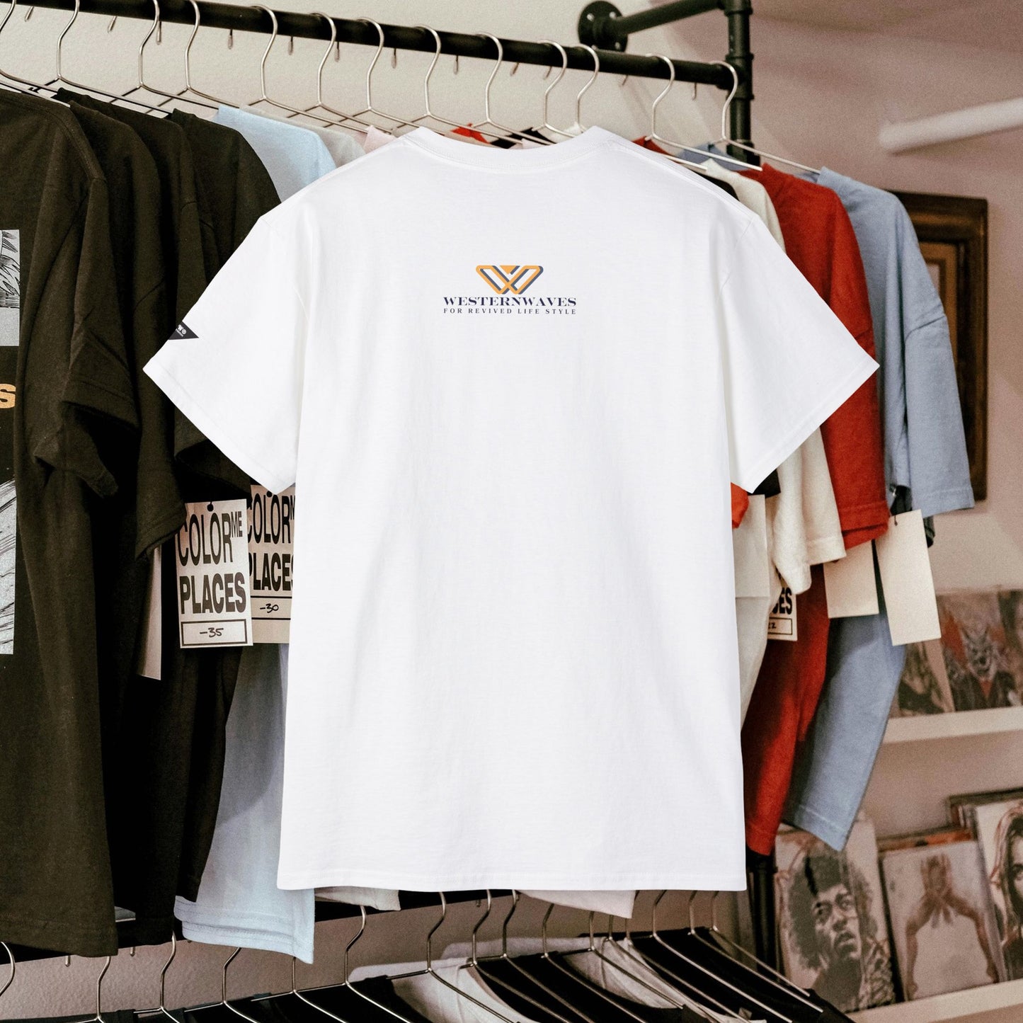 Unisex Ultra Cotton Tee - "There's Nothing Between Screens, Dreams & Fantasy" T-Shirt - Perfect for Dreamers and Creatives_ 07 May 2025_ 001