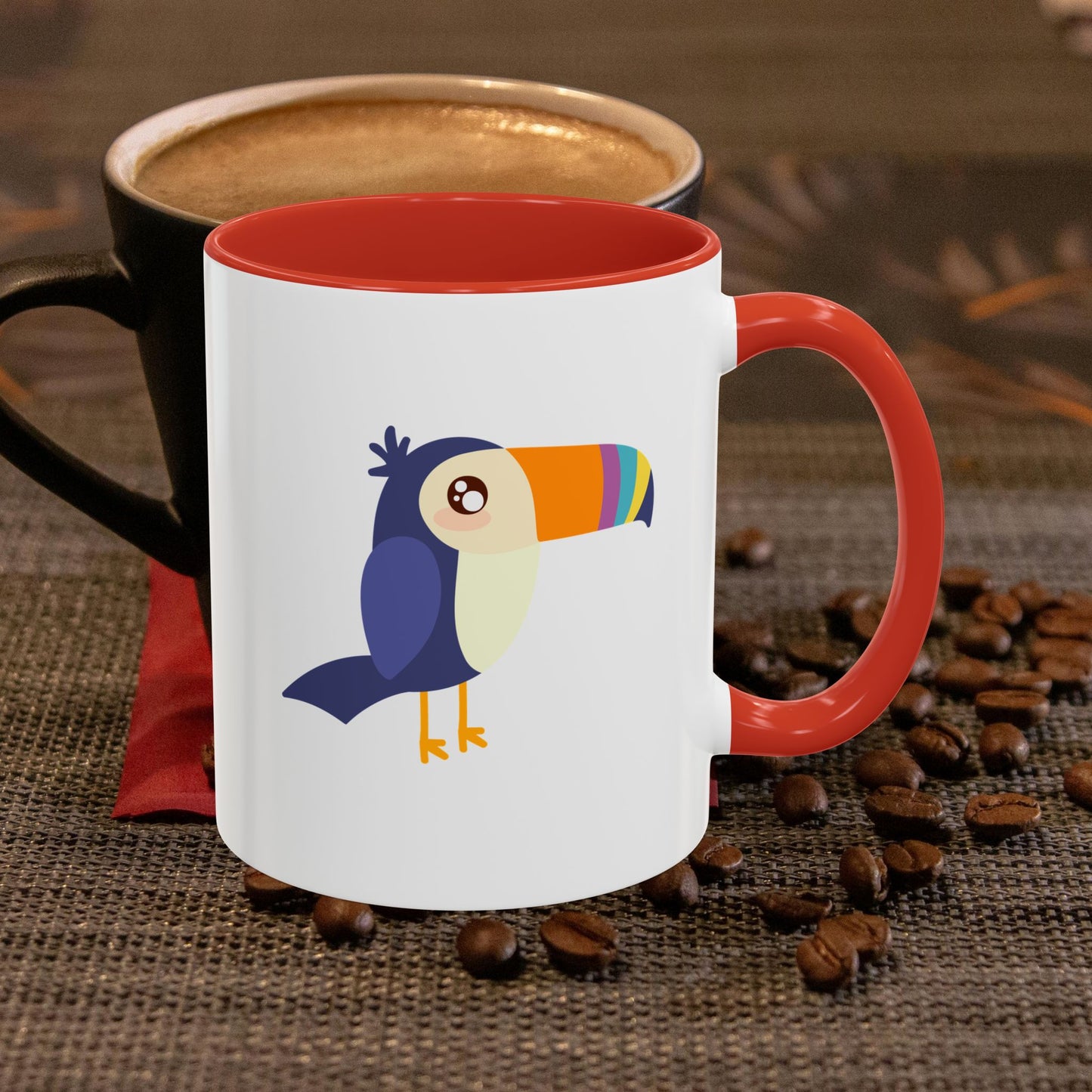 Accent Coffee Mug 11oz_ NSeries SPW ACM11OZ PT2WW015_ Vibrant Limited Edition Design by WesternWawes