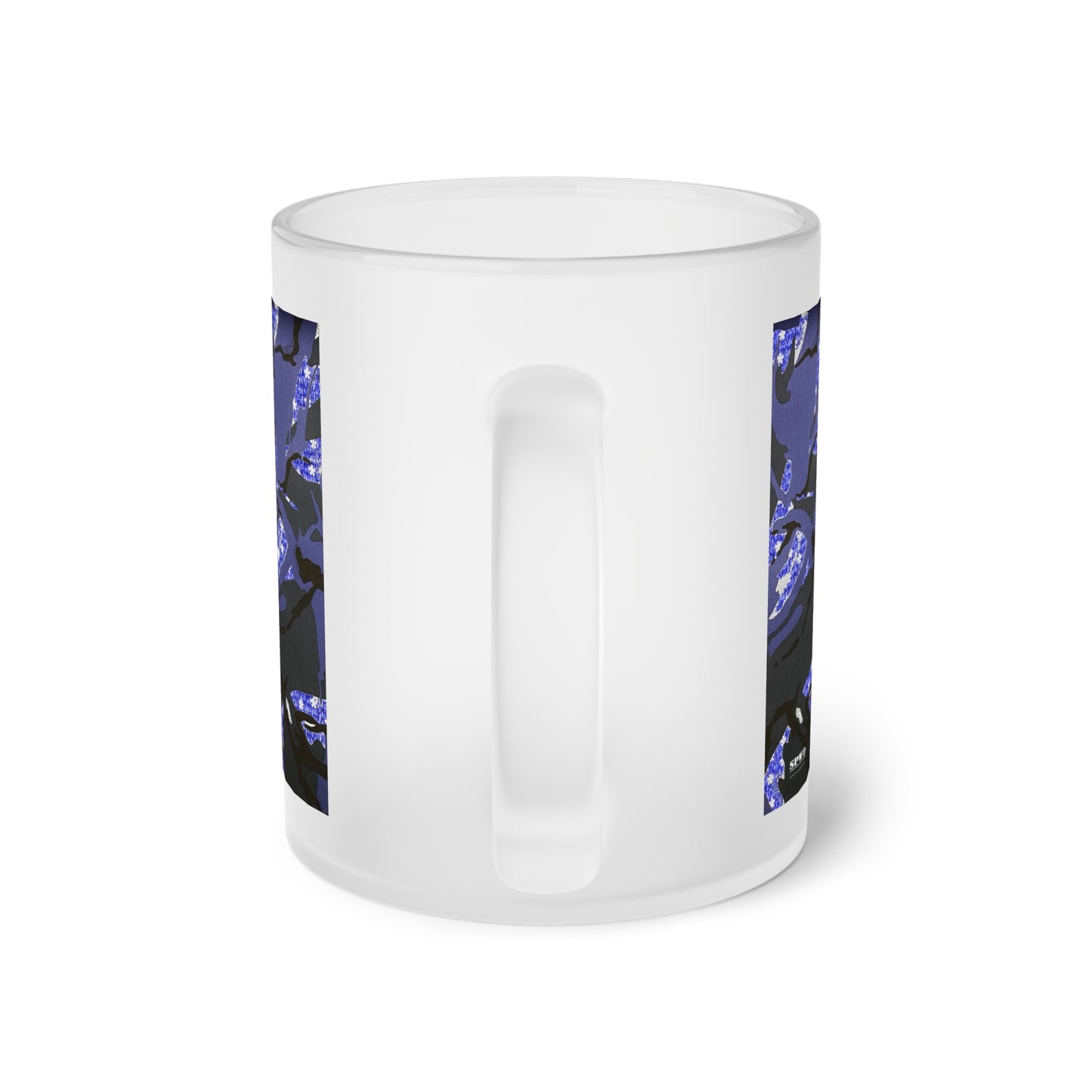 Frosted Glass Mug_ N Series SPW FGM PT2WW015_ Limited Edition product by WesternWaves