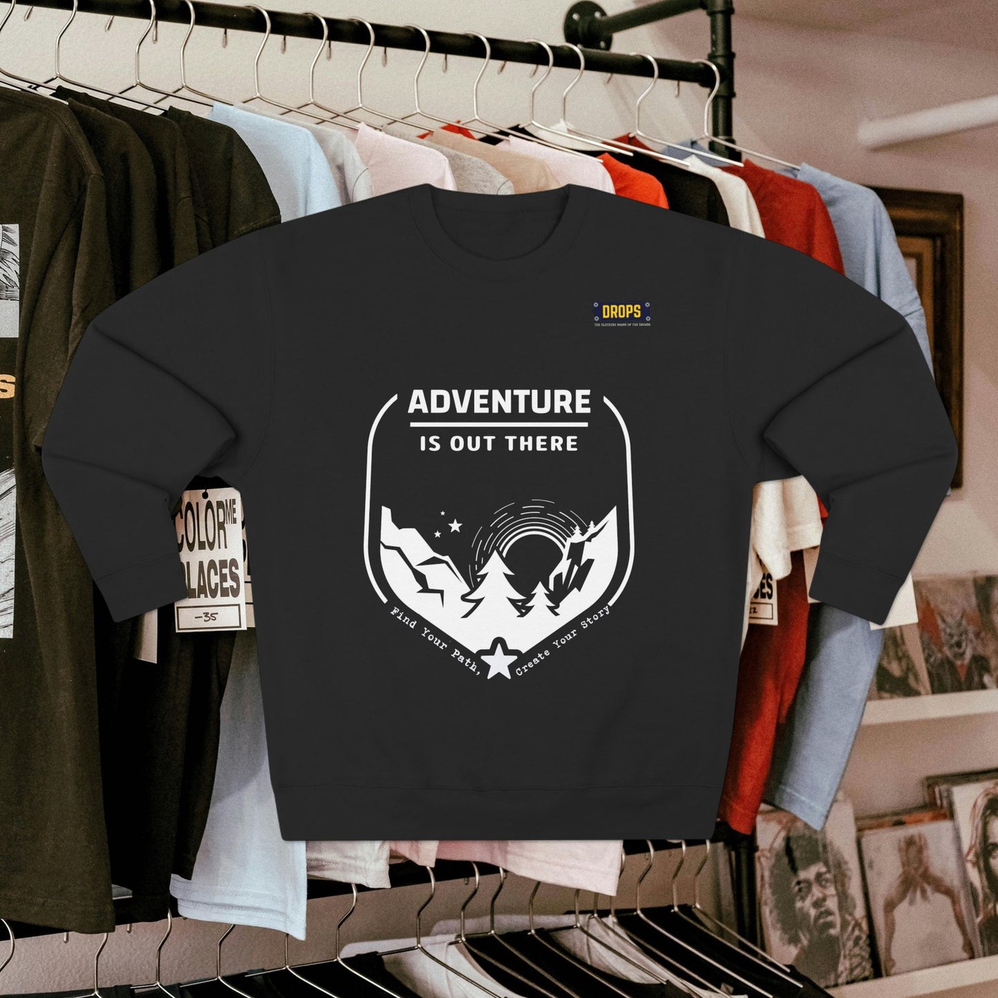 Unisex Crewneck Sweatshirt_ 04 July 2025_ Limited Edition Outdoor Gift for Adventure Lovers by WesternWaves: