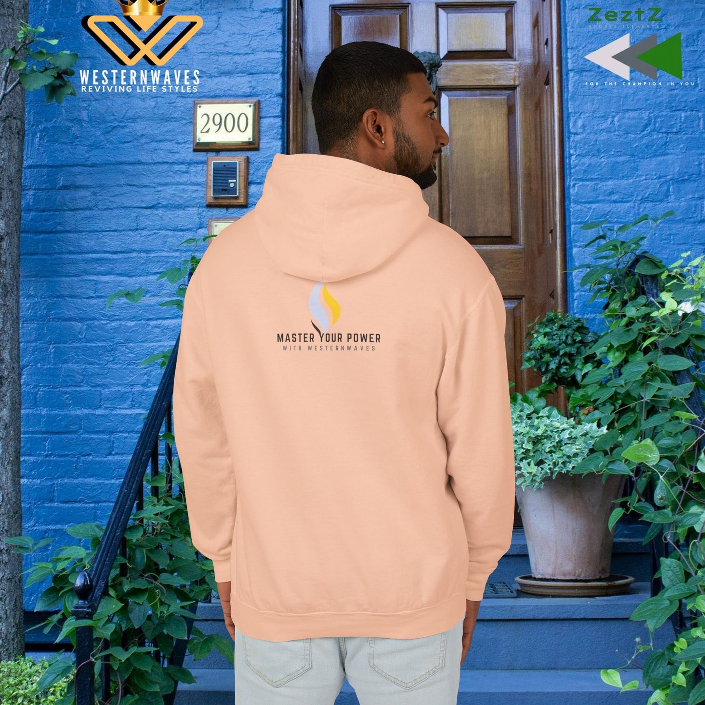 Unisex Lightweight Hooded Sweatshirt – N2 Series SPW USLWHSS PT2WW014_ Limited Edition Crafted Comfort by WesternWaves: