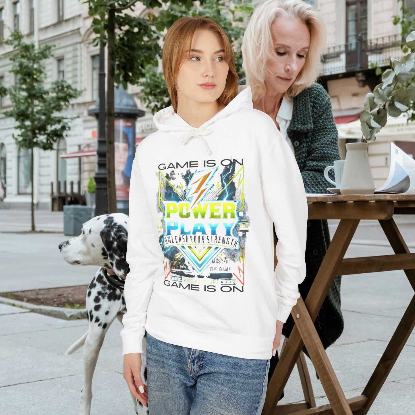 Unisex Lightweight Hooded Sweatshirt_ N2 Series SPW USLWHSS PT2WW001_ Limited Edition Ultimate Comfort & Style in Sports by WesternWeves_ Under ZeztZ Sports Elements Series: