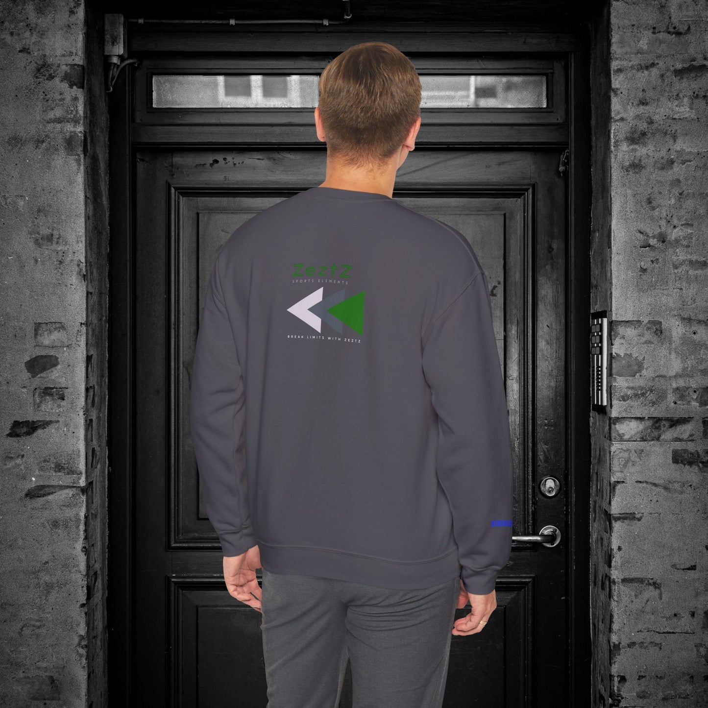 Unisex Heavy Blend™ Crewneck Sweatshirt_ N2 Sports Series SPW UHBCSS PT2WW008_ Limited Edition ‘Zeztz’ Brand Sports Elements by WesternWaves: