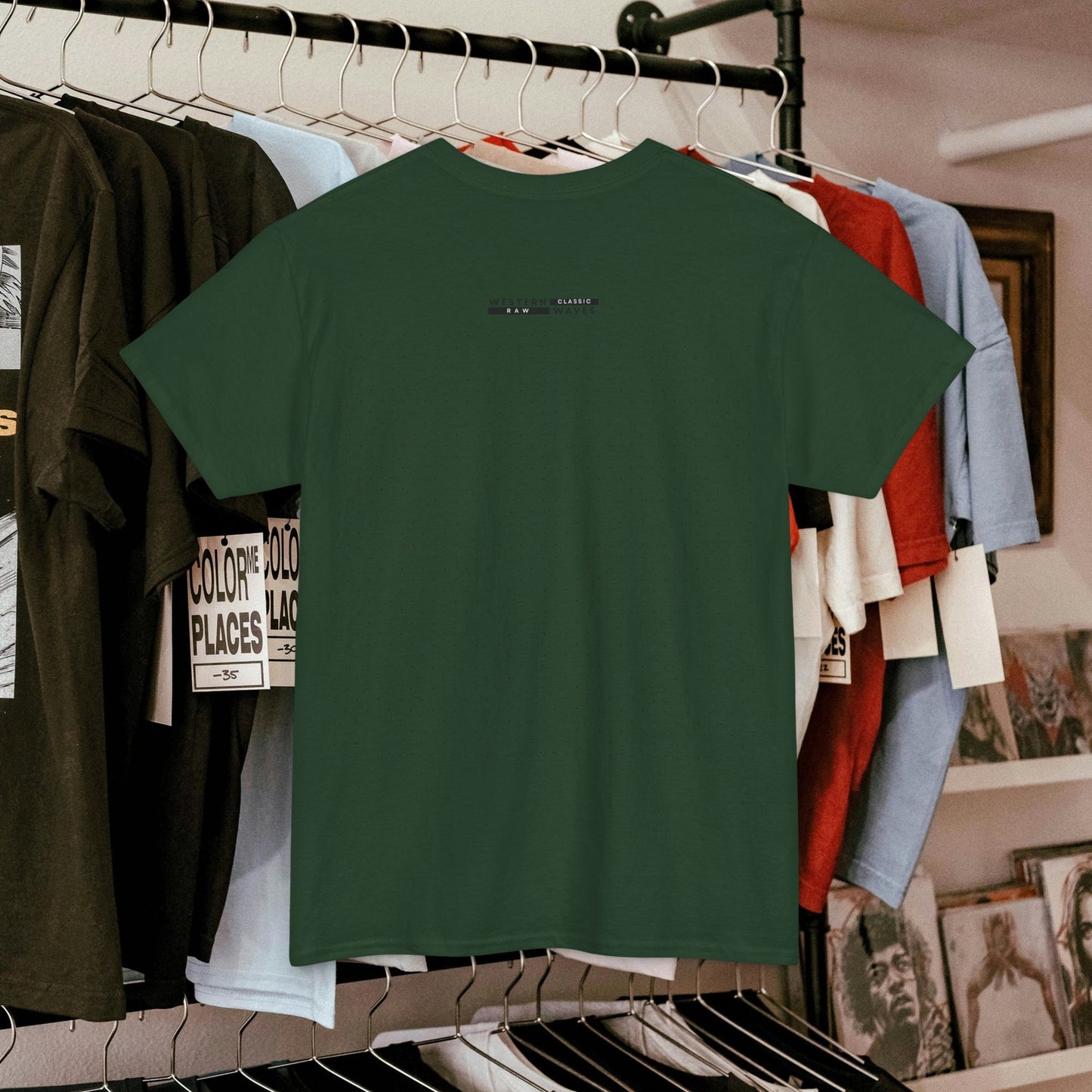 Unisex Heavy Cotton Tee_ N6* Series USHCTEE PT2WW004_ Limited Edition by WesternWaves_