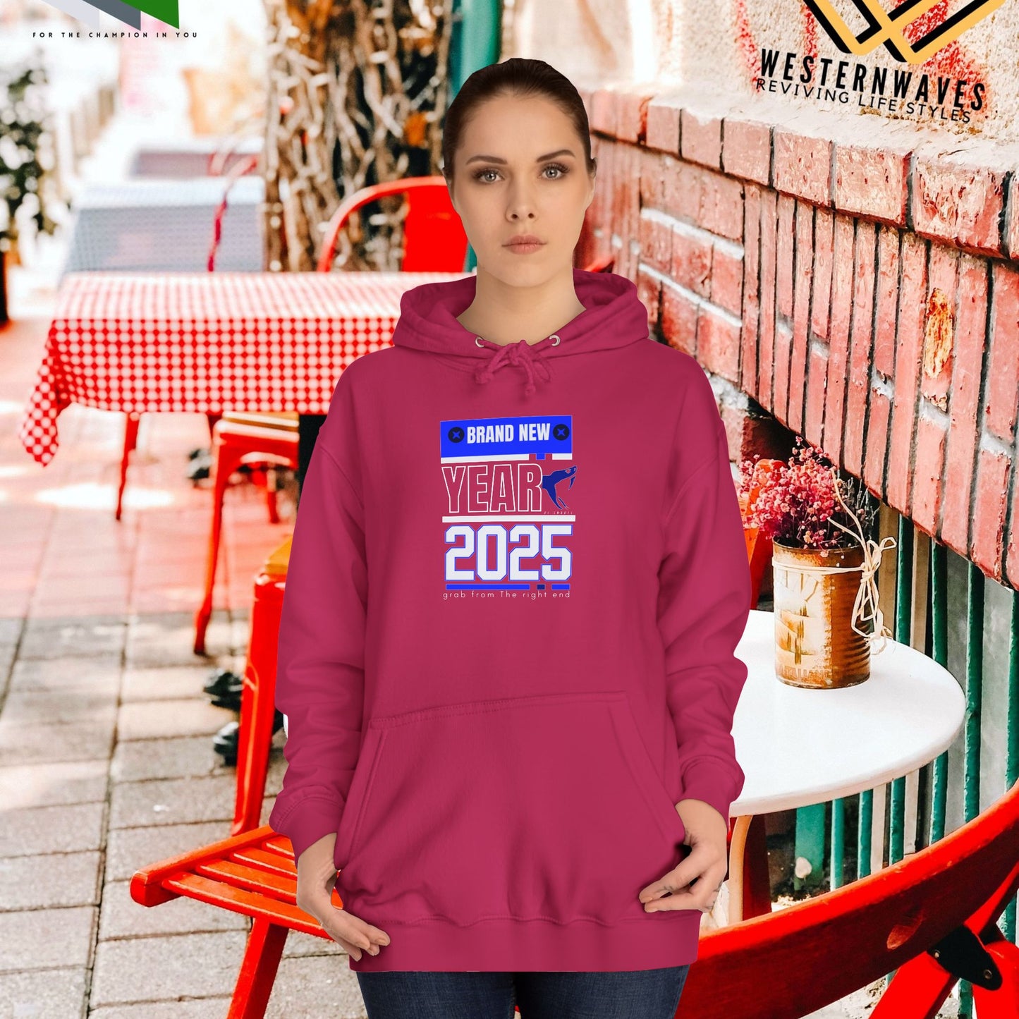 Unisex College Hoodie_  N2 Series SPW USCH PT2WW008_ Limited Edition Timeless Unisex Design by WesternWaves: