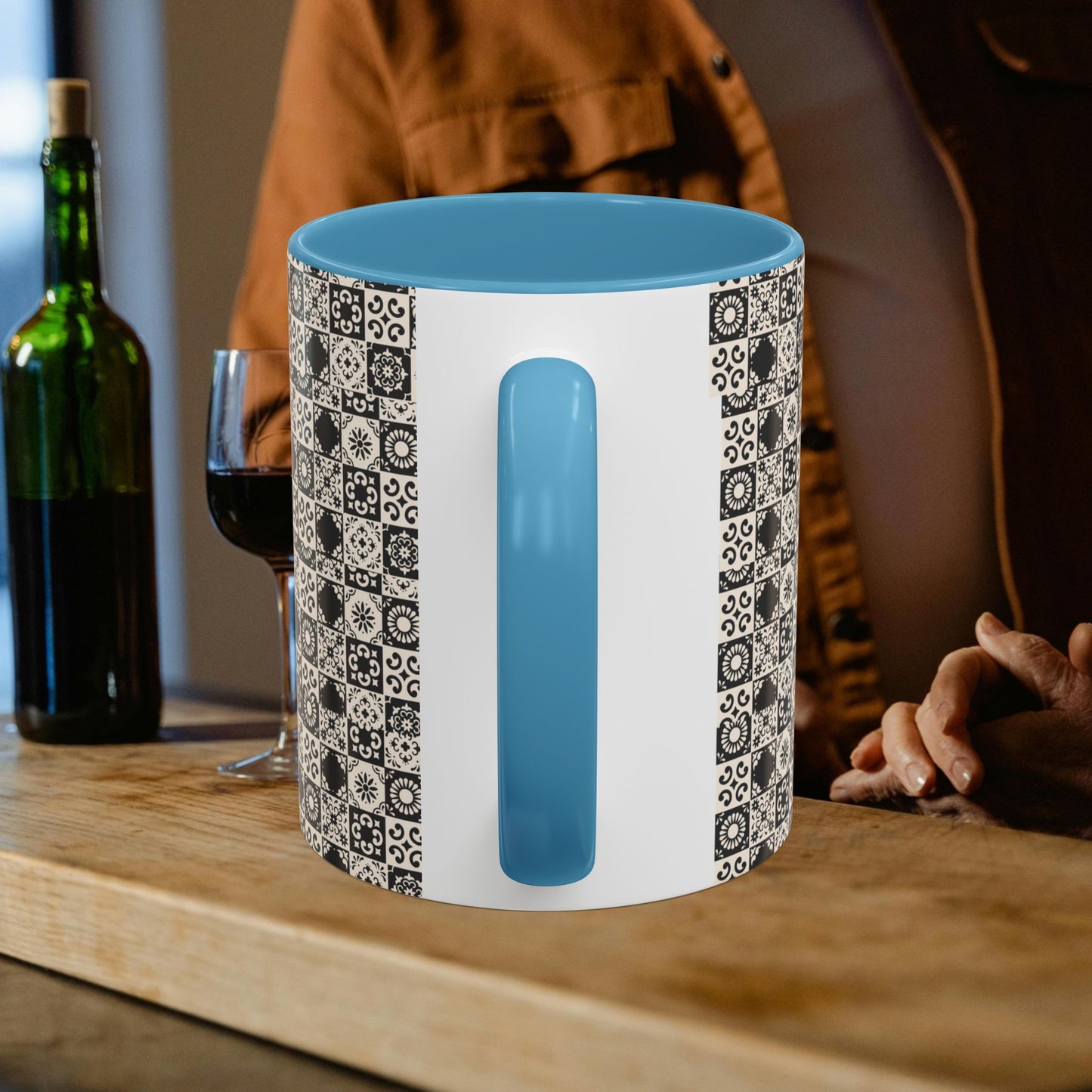 11oz Accent Mug_ N2 Series 11OZACM PT2WW001_ Limited Edition Perfect Blend of Style by WesternWaves: