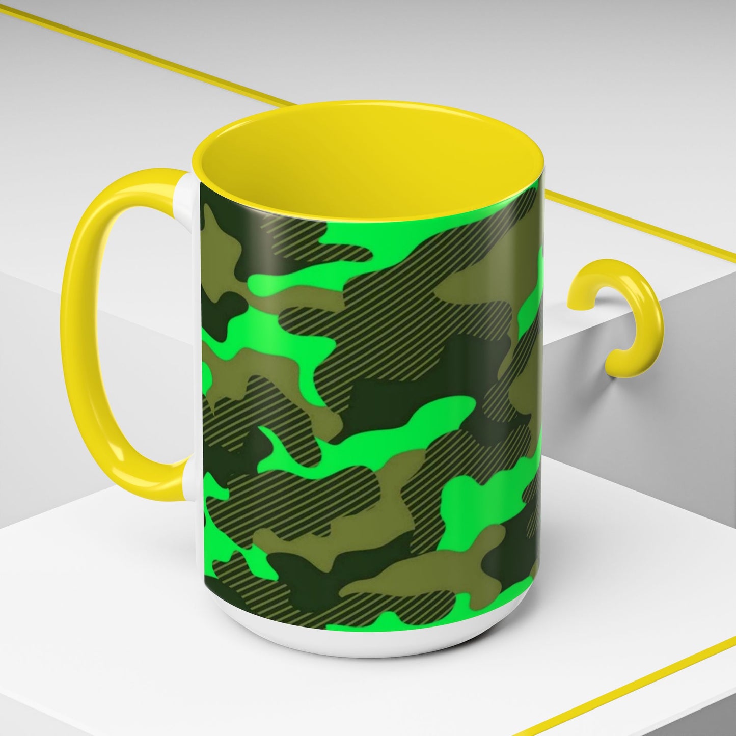 Accent Coffee Mug (11, 15oz)_ N2 Series ACMUG PT2WW004_ Limited Edition Mug by WesternWaves: