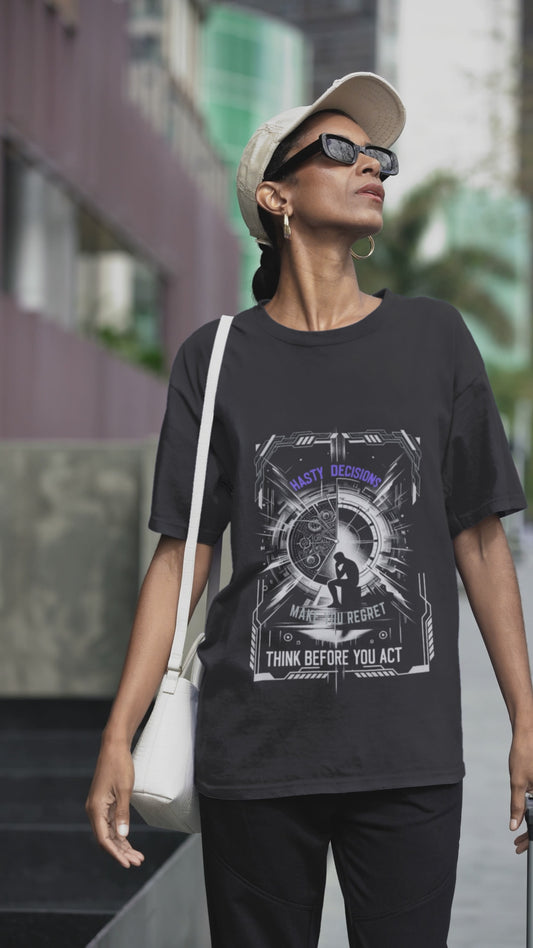 Men's Oversized Graphic Tee_ Series N8+ MENSOSGTEE PT2WW001_ Series SHD 008_ Limited Edition Unique Casual Wear by WesternWaves: